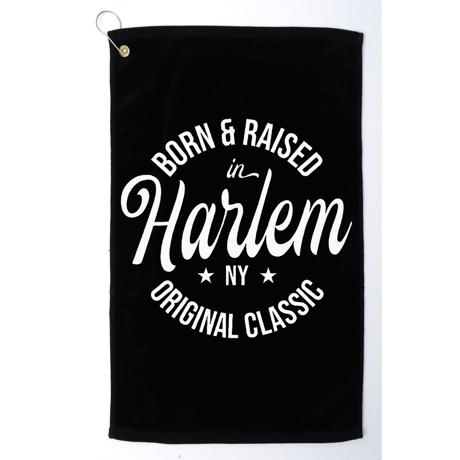 Born And Raised In Harlem Golf Towel