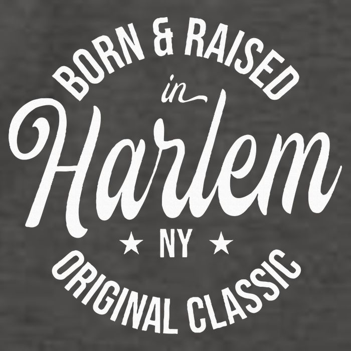 Born And Raised In Harlem Vector Backpack