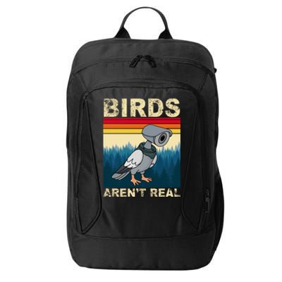 Birds Aren't Real Camera Sunset City Backpack