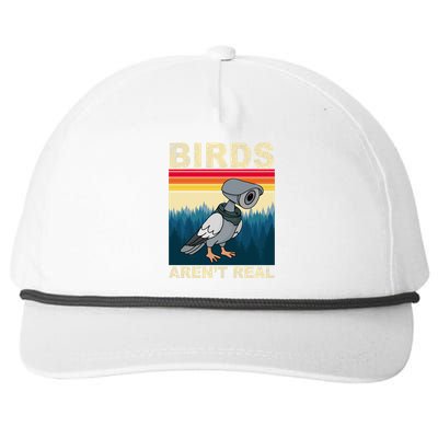 Birds Aren't Real Camera Sunset Snapback Five-Panel Rope Hat