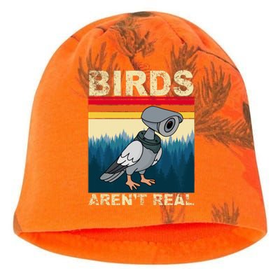 Birds Aren't Real Camera Sunset Kati - Camo Knit Beanie