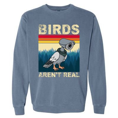 Birds Aren't Real Camera Sunset Garment-Dyed Sweatshirt