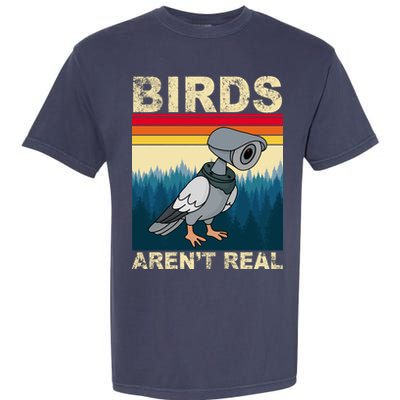 Birds Aren't Real Camera Sunset Garment-Dyed Heavyweight T-Shirt
