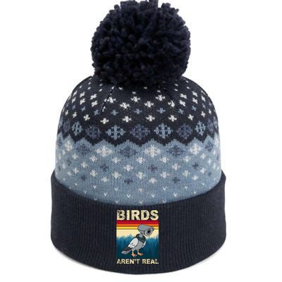 Birds Aren't Real Camera Sunset The Baniff Cuffed Pom Beanie