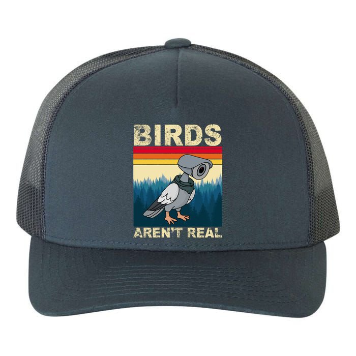 Birds Aren't Real Camera Sunset Yupoong Adult 5-Panel Trucker Hat