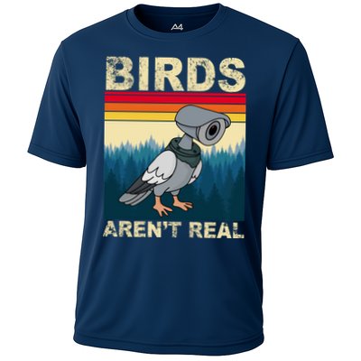 Birds Aren't Real Camera Sunset Performance Shirt