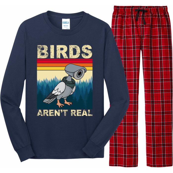 Birds Aren't Real Camera Sunset Long Sleeve Pajama Set