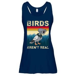 Birds Aren't Real Camera Sunset Ladies Essential Flowy Tank