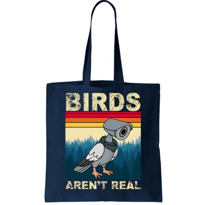 Birds Aren't Real Camera Sunset Tote Bag