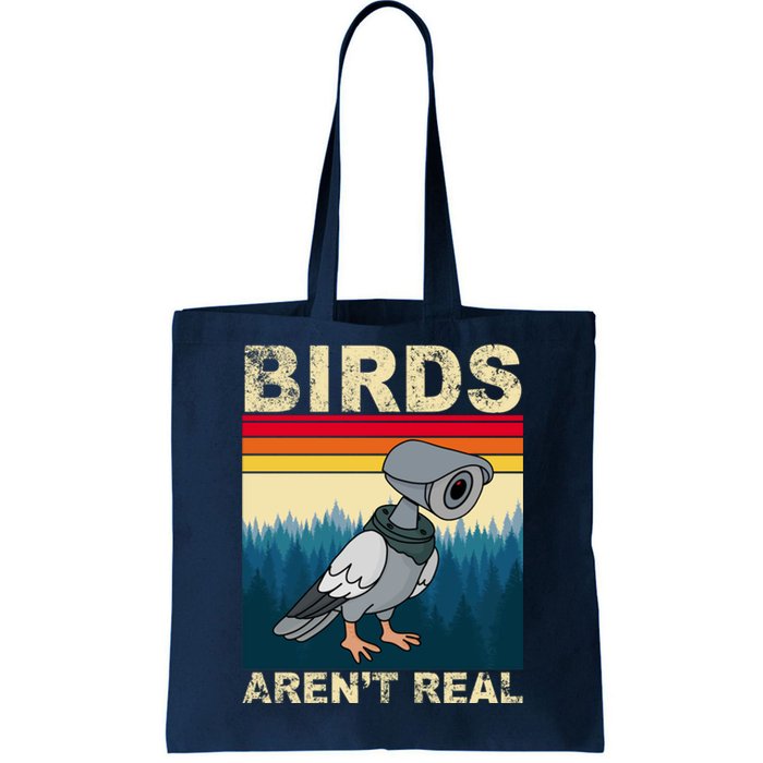 Birds Aren't Real Camera Sunset Tote Bag