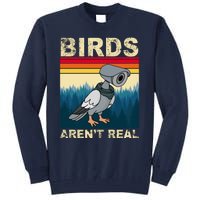 Birds Aren't Real Camera Sunset Tall Sweatshirt