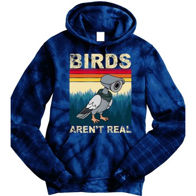 Birds Aren't Real Camera Sunset Tie Dye Hoodie