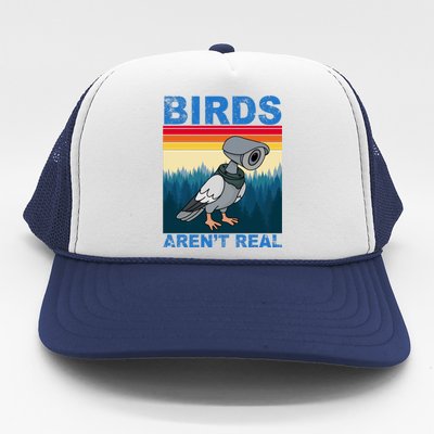 Birds Aren't Real Camera Sunset Trucker Hat