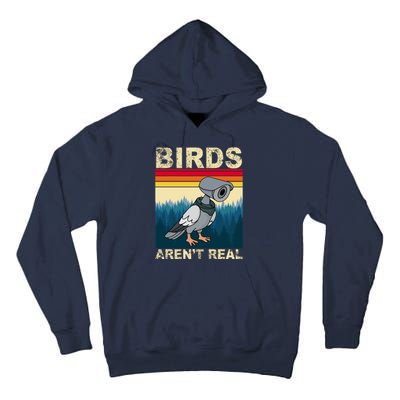 Birds Aren't Real Camera Sunset Tall Hoodie