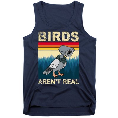 Birds Aren't Real Camera Sunset Tank Top