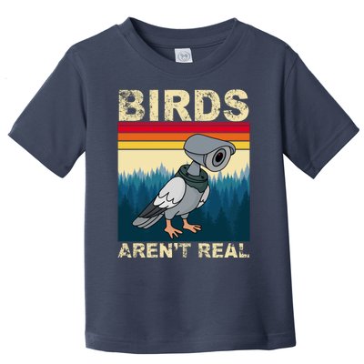 Birds Aren't Real Camera Sunset Toddler T-Shirt