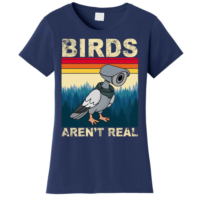 Birds Aren't Real Camera Sunset Women's T-Shirt