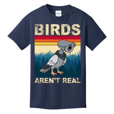 Birds Aren't Real Camera Sunset Kids T-Shirt