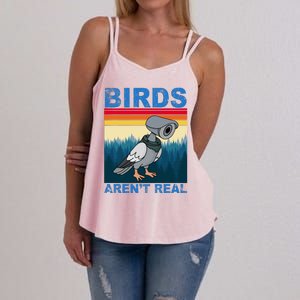 Birds Aren't Real Camera Sunset Women's Strappy Tank