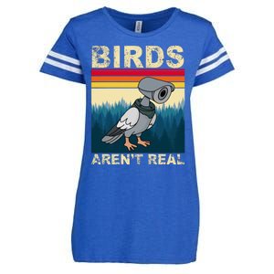 Birds Aren't Real Camera Sunset Enza Ladies Jersey Football T-Shirt