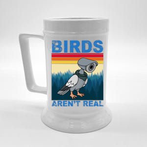 Birds Aren't Real Camera Sunset Beer Stein