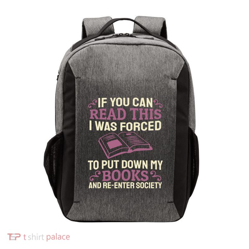 Bookworm Avid Reader Books Literature Book Lover Reading Meaningful Gift Vector Backpack