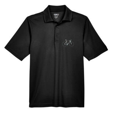 Bicycle Anatomy Road Bike Cycling Men's Origin Performance Piqué Polo