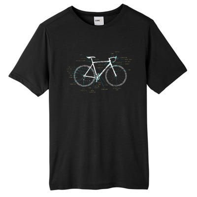 Bicycle Anatomy Road Bike Cycling Tall Fusion ChromaSoft Performance T-Shirt