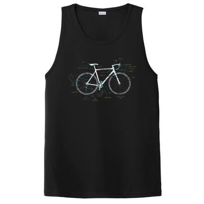 Bicycle Anatomy Road Bike Cycling PosiCharge Competitor Tank