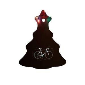 Bicycle Anatomy Road Bike Cycling Ceramic Tree Ornament