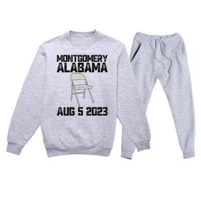 Brawl At Riverfront Park Montgomery Alabama Brawl Premium Crewneck Sweatsuit Set