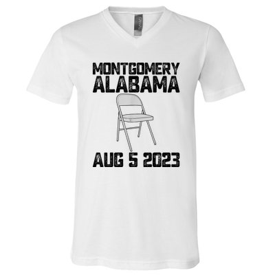 Brawl At Riverfront Park Montgomery Alabama Brawl V-Neck T-Shirt