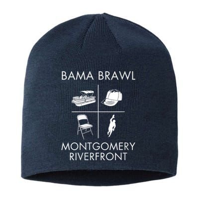 Brawl At Riverfront Park Montgomery Alabama Brawl Sustainable Beanie