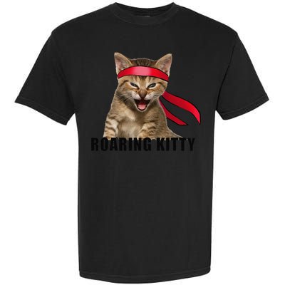 Be A Roaring Kitty Game The Stop Orange Bandana Meme Garment-Dyed Heavyweight T-Shirt