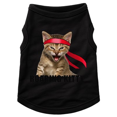 Be A Roaring Kitty Game The Stop Orange Bandana Meme Doggie Tank