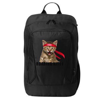 Be A Roaring Kitty Game The Stop Orange Bandana Meme City Backpack