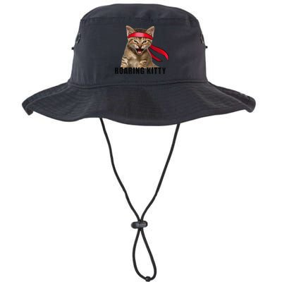 Be A Roaring Kitty Game The Stop Orange Bandana Meme Bucket Hat