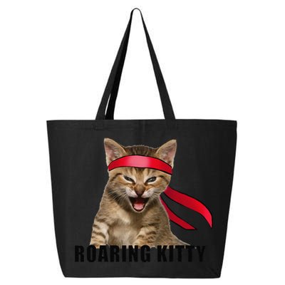 Be A Roaring Kitty Game The Stop Orange Bandana Meme 25L Jumbo Tote