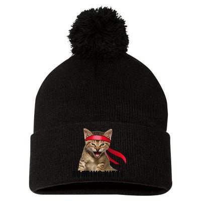 Be A Roaring Kitty Game The Stop Orange Bandana Meme Pom Pom 12in Knit Beanie