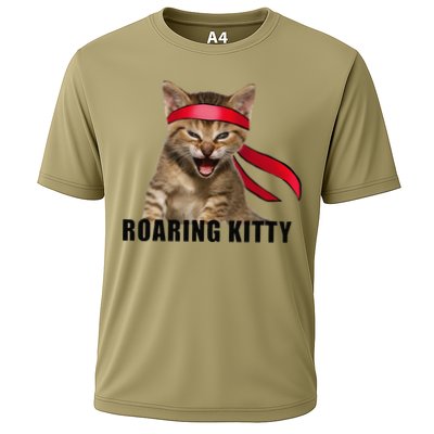 Be A Roaring Kitty Game The Stop Orange Bandana Meme Performance Shirt