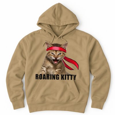 Be A Roaring Kitty Game The Stop Orange Bandana Meme Hoodie