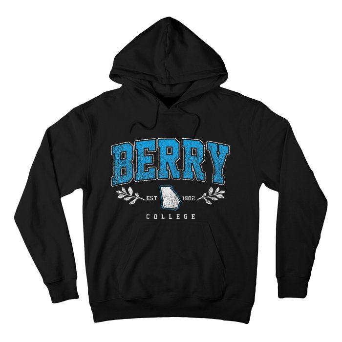 Berry Arch Retro College Athletic Sports Women Hoodie