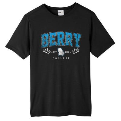 Berry Arch Retro College Athletic Sports Women Tall Fusion ChromaSoft Performance T-Shirt