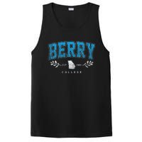 Berry Arch Retro College Athletic Sports Women PosiCharge Competitor Tank