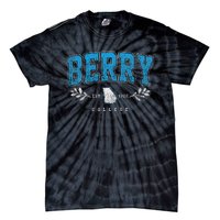 Berry Arch Retro College Athletic Sports Women Tie-Dye T-Shirt