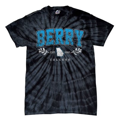 Berry Arch Retro College Athletic Sports Women Tie-Dye T-Shirt