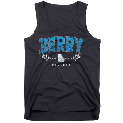 Berry Arch Retro College Athletic Sports Women Tank Top