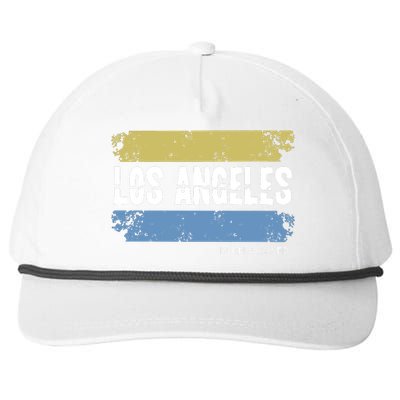 Born And Raised Los Angeles California Snapback Five-Panel Rope Hat