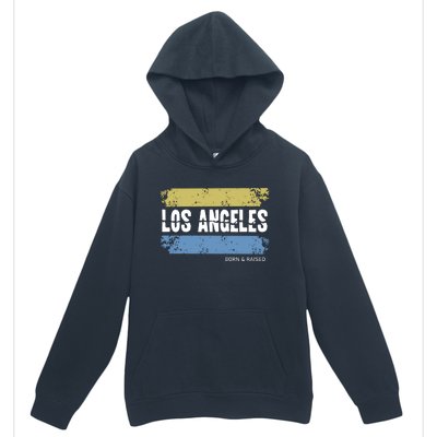 Born And Raised Los Angeles California Urban Pullover Hoodie