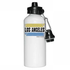 Born And Raised Los Angeles California Aluminum Water Bottle 